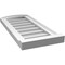 Ekena Millwork Arch Top Surface Mount PVC Gable Vent: Functional, w/ 2"W x 2"P Brickmould Sill Frame, 12"W x 26"H GVPAR12X2603SF - alternate 5